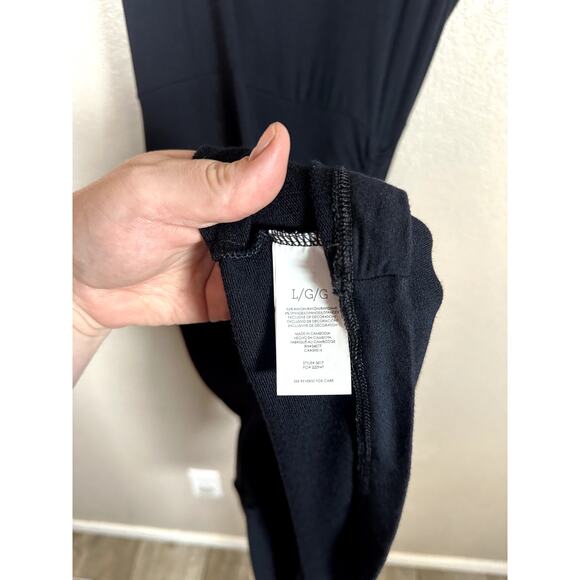 CaBi Black Tank Stretch Simple Midi Maxi Dress Size Large - Picture 5 of 7